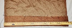 5.8 yards Orange, Brown, Redish Woven Textured Upholstery Fabric