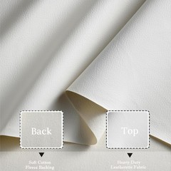 HYVAKUPPA Faux Leather Fabric by The Yard Marine Vinyl Fabric 55″ W Durable O…