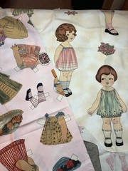 Windham Fabrics Presents Paper Dolls #28117 2 pieces dolls and dresses
