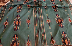 Fifth Ave Designs Home Fabric Vtg MCMXCI Southwestern Green Fabric 5.5 yards 54”