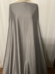 100% Pre-Shrunk Soft Hand Cotton Sateen Gray Color Fabric 3Yards Long 54″ Wide