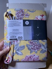 2 Better Homes & Garden 100% Cotton 72 x 45, 4 Yard Yellow Floral Homedec Fabric