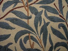 William Morris Tapestry Fabric Willow Bough Blue Curtain Upholstery 15 Metres