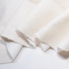 Solid Ivory Pattern Fabric By The Yard 9OZ 100% Polyester Upholstery Sewing