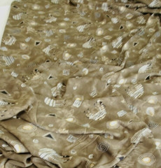 100% Rayon Challis Fabric African Animal Print On Olive Green 58″W x 2 Yards