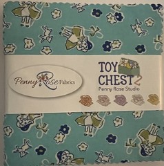 Toy Chest 2 by Penny Rose Studio 42 Charm Pack 5 Inch Squares,New