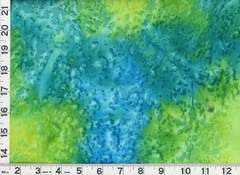 Light Green & Blue Salt Tie Dye Blender Quilting Sewing Fabric by Yard #1129