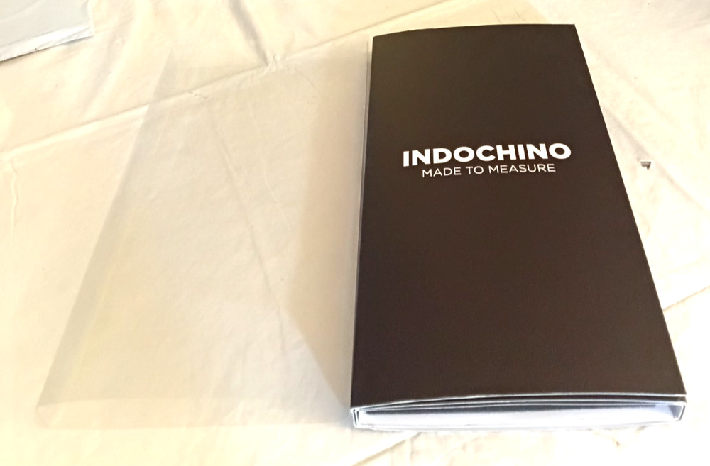 Indochino Suit Fabric Store Samples With Display Case & 2 Fabric Tape Measurers