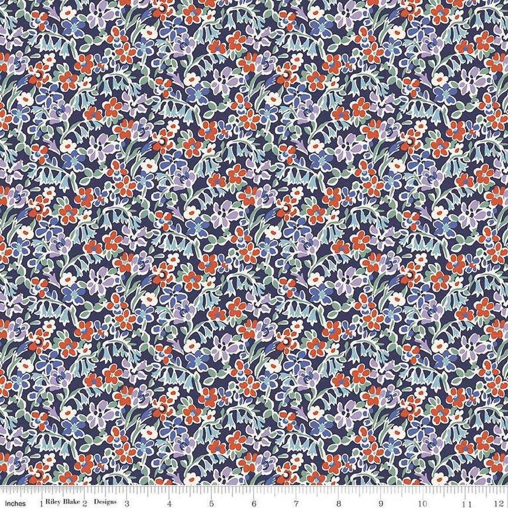 Liberty London Bouquet Regent Meadow A – Liberty of London for Riley Blake – Fab