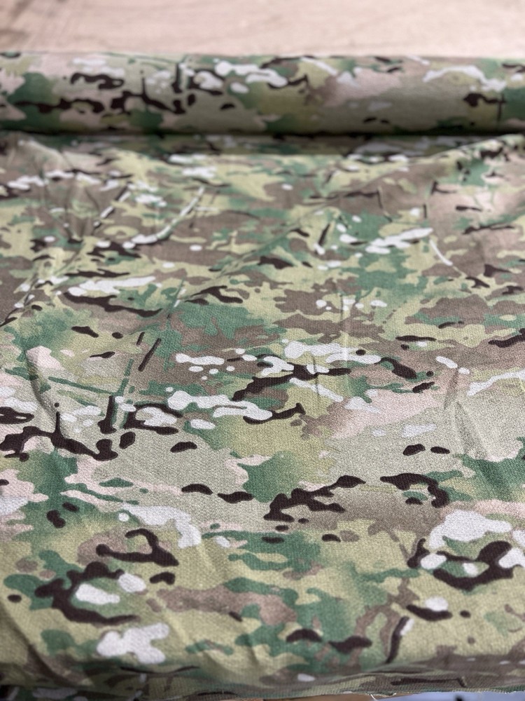 MultiCam Camo Stretch Jersey Knit Fabric 60” Apparel Weight