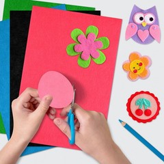 20 Pcs 8×12 Inch Assorted Color Felt Fabric Sheets for DIY Crafts Sewing