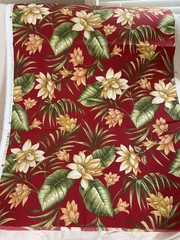 Richloom Solarium Indoor/Outdoor Fabric Siesta Key In Pompeii Red 1.5 Yards
