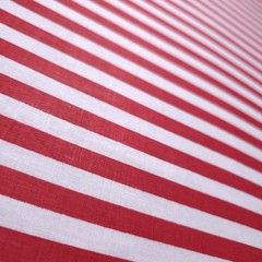 Red White Candy Stripe Red and White Poly Cotton Fabric 58″ By The Yard