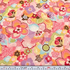 Coquette by Chez Moi for Moda Floral Cotton Fabric by the HALF YARD 18″ x 44″