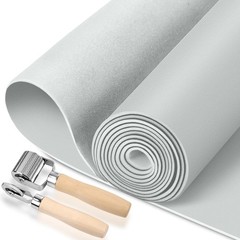 Grey Suede Headliner Fabric 125″ L x 60″ W with Foam Backing, with Seam Rolle…