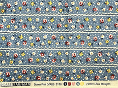 Fabric Floral 1930s Era Designs By Robert Kaufman 1 Yd