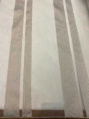 French Silverado Stripes Double Width 118″ Wide Sheer Fabric By The Yard
