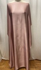 Rare 100% 40mm Silk Charmeuse Heavyweight Dusty Rose Pink Fabric 1 Yd Long 55″ W