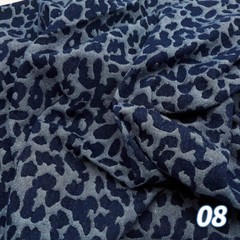 50*150cm Cotton Denim Fabric Retro DIY Sewing Skirts Coats Pants Textile Blue
