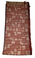 Upholstery Fabric Swatch Medium Brown w/ Medium Gray Tones 18.25″X 4″ MPN #8T