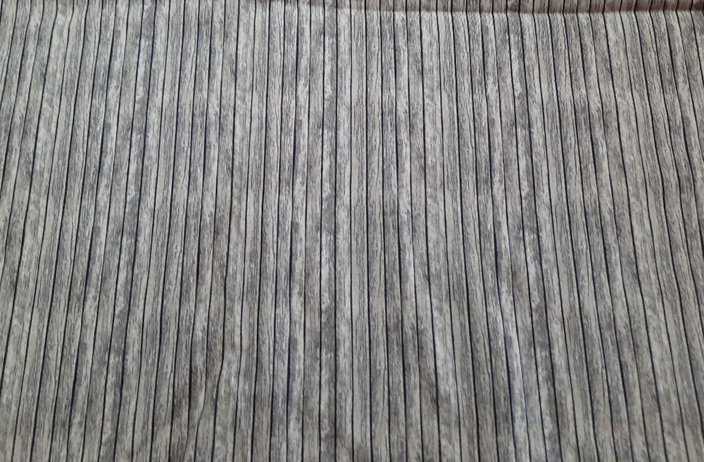 1 Yd Wood Planks Patt#357 Elizabeth’s Studio Gray/Brown Striped Cotton Fabric