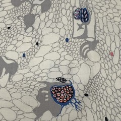California Hand Prints Fabric by the yard 34×58 In Soft cotton ‘jeweled Batik’