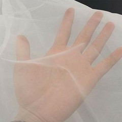 Silk Screen Mesh Printing Mesh Fabric 160 Mesh (64T) White 1 Yard Long 50” Wide