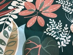 Richloom Outdoor Modern Floral Windcrest Spruce 3 Yard Lot
