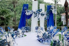 MLMW Royal Blue 5 Yards 60″ Wide Sheer Fabric Chiffon Fabric by The Yard