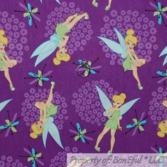 BonEful FABRIC FQ Cotton Quilt Gray White Black B&W Disney Witch Maleficent Doll
