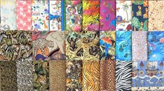 I SPY Safari JUNGLE Animal Kingdom Fat/Long Quarter 1/2 Yard Quilt Fabric Bundle