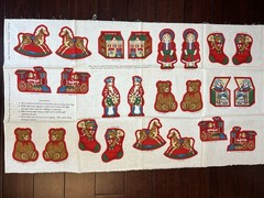 Cranston VIP Old Fashion Toys Christmas Nostalgia Collection Cut & Sew Fabric
