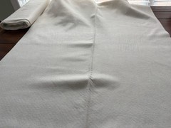 Wool Felt Fabric, Off-White, 20% Wool & 80% Rayon, 4.25 Yards, 37″ Wide