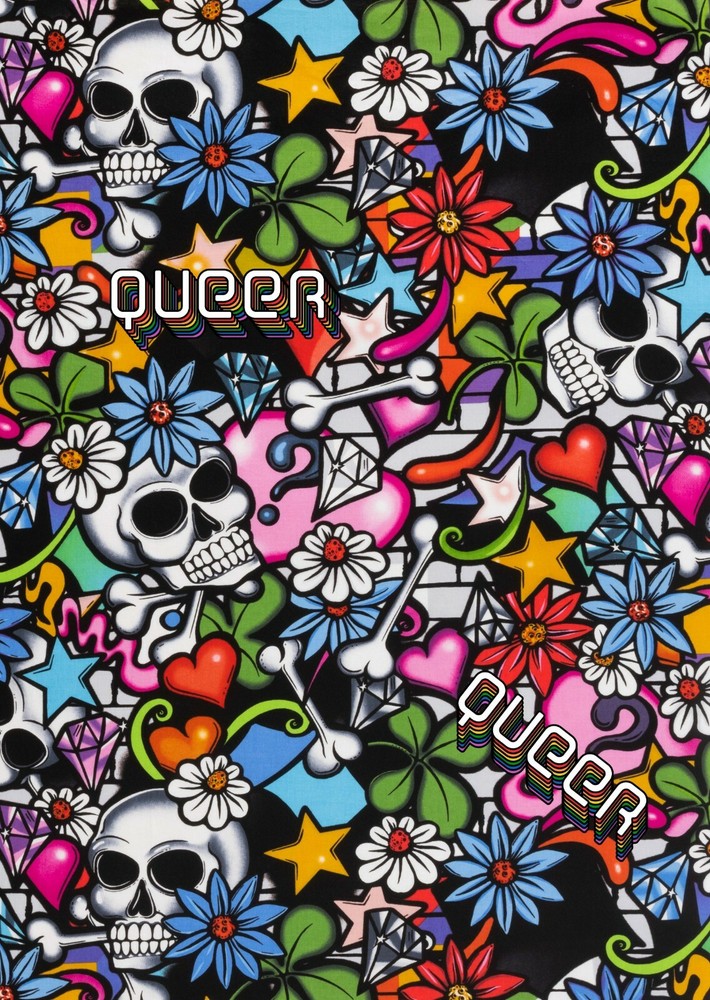 Alexander Henry Love is Love Queer Street Multi Colored Cotton Fabric by Yard