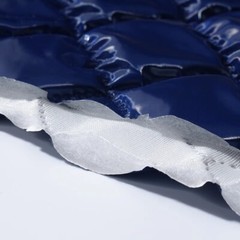1M Wet Look Faux Leather Padded Fabric PU Quilted Cloth Puffer Coats Sewing