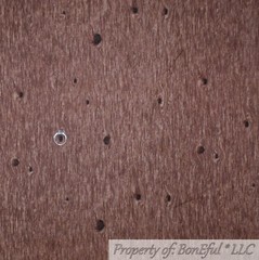 BonEful Fabric FQ Cotton Quilt Brown Wood Log Cabin Knot Blender Pattern Print L