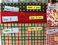 14 PIECE, 14.25 YARD – CHRISTMAS QUILTING CRAFT COTTON FABRIC LOT – ALMOST 5 LBS