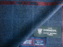 DORMEUIL 67% WOOL & 33% SILK JACKETING/SUITING FABRIC “Dorsilk Red” = 2.0 m.