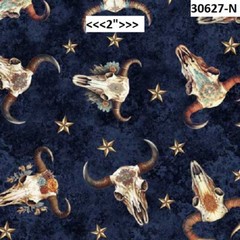 Running Wild Horses BTY Cotton quilt fabric QT Western Saddles 30628-A Rusty Tan