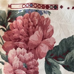 Vintage Joan Kessler Concord Abigail Floral Damask Upholstery Fabric 12 Yds