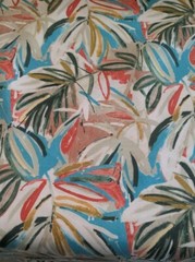Richloom Solarium Outdoor JUNGLE LEAF fabric by the yard stock G
