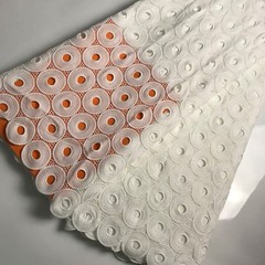White Cord Lace Fabric Embroidery Mesh Cotton Craft Material 5 Y African Guipure