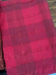 Lot of 9 Fabric Pieces, solid colors, abstract, stripes, multicolor