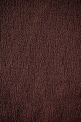 CHOCOLATE BROWN NUBBY NO STRETCH POLYESTER FABRIC 34X40 INCHES