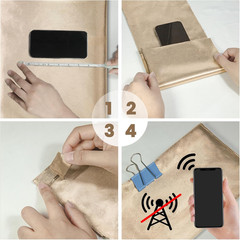 Faraday Fabric, Faraday Cloth 43”X118” with Faraday Tape Military Grade Protecti