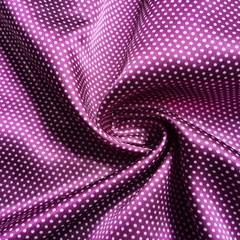 Silky Satin 58″ Wide By Yards Soft Poly Charmeuse Satin Fabric Small Polka Dots