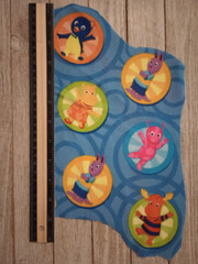 backyardigans fun fabric length polyester 6 characters 2.5 inch #1007 *