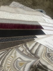 9 Pieces 18×18 Upholstery Thick Fabric Samples Crafts Sewing Sensory Mat Quilt