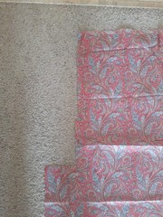 Liberty 110″ x 36″ Tana Lawn Used Vintage Cotton Fabric Red