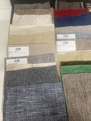 Fabric Samples Square Jab, Chivasso, Carlucci Lot of 90 PC Multi Color Design